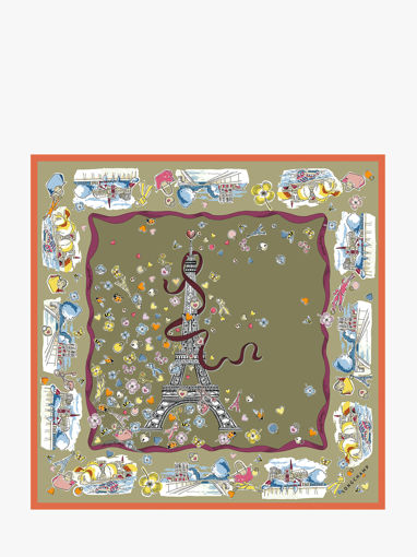 Longchamp Soie gots Sjaal Bruin